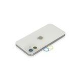 Uray Store Apple İphone 12 Renkli Kamera Lens Koruma Cam - Sarı-Mavi