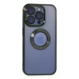 Uray Store Apple İphone 15 Pro Max Kılıf Slot Silikon - Köknar Yeşili