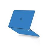 Uray Store Apple Macbook Pro 13 2021 Macbook Buzlu Kapak - Mavi