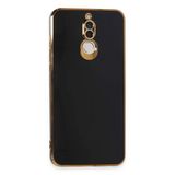 Uray Store Huawei Mate 10 Lite Kılıf Volet Silikon - Siyah