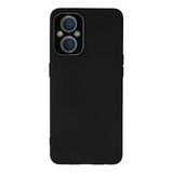 Uray Store Oppo Reno 7 Lite Kılıf Lansman Glass Kapak - Siyah