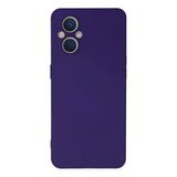 Uray Store Oppo Reno 7 Lite Kılıf Nano İçi Kadife Silikon - Mor