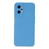 Uray Store Realme 9İ 4G Kılıf Nano İçi Kadife Silikon - Mavi