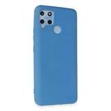 Uray Store Realme C15 Kılıf Nano İçi Kadife Silikon - Mavi