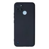 Uray Store Realme C25y Kılıf Nano İçi Kadife Silikon - Lacivert