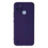Uray Store Realme C25y Kılıf Nano İçi Kadife Silikon - Mor