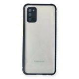 Uray Store Samsung Galaxy A02s Kılıf Miami Şeffaf Silikon - Lacivert