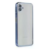 Uray Store Samsung Galaxy A04 Kılıf Razer Lensli Silikon - Açık Mavi