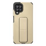 Uray Store Samsung Galaxy A22 Kılıf Mega Standlı Silikon - Gold