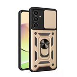 Uray Store Samsung Galaxy A25 5G Kılıf Pars Lens Yüzüklü Silikon - Gold