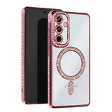 Uray Store Samsung Galaxy A35 5G Joke Simli Magneticsafe Kılıf - Pembe