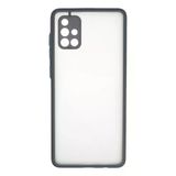 Uray Store Samsung Galaxy A71 Kılıf Montreal Silikon Kapak - Gri