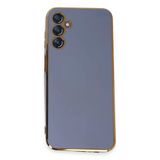 Uray Store Samsung Galaxy M14 5G Kılıf Volet Silikon - Mavi