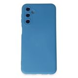 Uray Store Samsung Galaxy M34 5G Kılıf Nano İçi Kadife Silikon - Mavi
