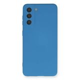 Uray Store Samsung Galaxy S21 Fe Kılıf Nano İçi Kadife Silikon - Mavi