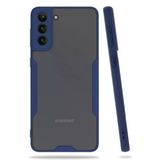 Uray Store Samsung Galaxy S21 Plus Kılıf Platin Silikon - Lacivert