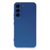 Uray Store Samsung Galaxy S23 Kılıf Nano İçi Kadife Silikon - Mavi