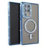 Uray Store Samsung Galaxy S23 Ultra Joke Simli Magneticsafe Kılıf - Mavi