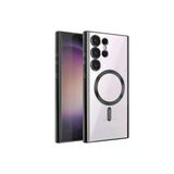 Uray Store Samsung Galaxy S23 Ultra Kılıf Kross Magneticsafe Kapak - Siyah