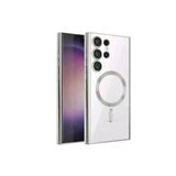 Uray Store Samsung Galaxy S23 Ultra Kılıf Kross Magneticsafe Kapak - Titan Gri