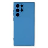 Uray Store Samsung Galaxy S23 Ultra Kılıf Nano İçi Kadife Silikon - Mavi