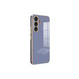 Uray Store Samsung Galaxy S24 Fe Kılıf Volet Silikon - Mavi