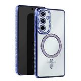 Uray Store Samsung Galaxy S25 Edge Joke Simli Magneticsafe Kılıf - Mavi