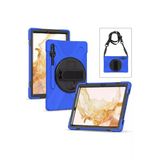 Uray Store Samsung Galaxy T737 Tab S7 Fe 12.4 Kılıf Amazing Tablet Kapak - Mavi