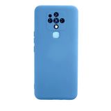 Uray Store Tecno Camon 16 Kılıf Nano İçi Kadife Silikon - Mavi