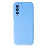 Uray Store Tecno Camon 18 Kılıf First Silikon - Mavi