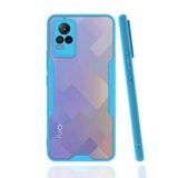 Uray Store Vivo V21e Kılıf Platin Silikon - Mavi