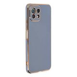 Uray Store Xiaomi Mi 11 Lite Kılıf Volet Silikon - Mavi