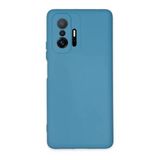 Uray Store Xiaomi Mi 11T Pro Kılıf Nano İçi Kadife Silikon - Mavi