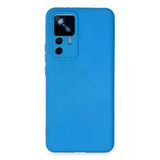Uray Store Xiaomi Mi 12T Pro Kılıf Nano İçi Kadife Silikon - Mavi