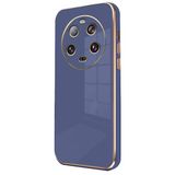 Uray Store Xiaomi Mi 14 Ultra Kılıf Volet Silikon - Mavi