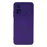 Uray Store Xiaomi Poco M4 Pro 4G Kılıf Nano İçi Kadife Silikon - Mor
