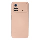 Uray Store Xiaomi Poco M4 Pro 4G Kılıf Nano İçi Kadife Silikon - Pudra