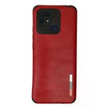 Uray Store Xiaomi Redmi 10C Kılıf Loop Deri Silikon - Kırmızı