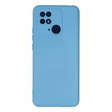 Uray Store Xiaomi Redmi 10C Kılıf Nano İçi Kadife Silikon - Mavi