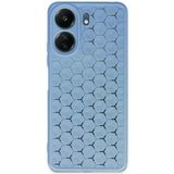 Uray Store Xiaomi Redmi 13C Kılıf Petek Silikon Kapak - Mavi