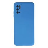 Uray Store Xiaomi Redmi Note 10 5G Kılıf Nano İçi Kadife Silikon - Mavi