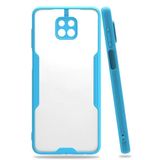 Uray Store Xiaomi Redmi Note 9S Kılıf Platin Silikon - Mavi