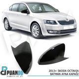 Uraz Oto Aksesuar 2013-2020 SKODA OCTAVIA MK3 BATMAN YARASA AYNA KAPAĞI