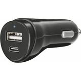 Urban 17W Type-C USB Çift Giriş Araç Çakmak Şarj Cihazı - Siyah
