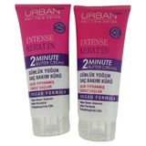Urban Care 2x200 ml Hair Series Intense Keratin Maske Seti