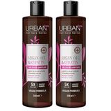Urban Care Argan Oil & Keratin Besleyici ve Kırılma Karşıtı Saç Bakım Şampuanı, 350 Mililitre, Vegan (2 paketi)