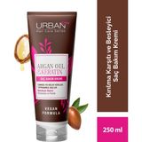 URBAN Care Argan Yağı&Keratin Vegan Saç Bakım Kremi 250 ml Kolay Kırılan Yıpranmış Saçlar İçin Besleyici