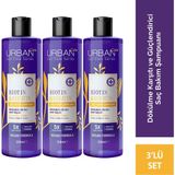 Urban Care Biotin & Keratin Dökülme Karşıtı ve Sağlıklı Uzamaya Yardımcı Saç Bakım ŞAMPUANI-350 Ml-Vegan 86806 X3