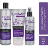 URBAN Care Expert Biotin ve Kafein Serisi Dökülme Karşıtı Saç Bakım Seti - Hızlı Uzamaya Yardımcı