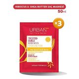 Urban Care Hibiscus Shea Butter 3x50 ml Saç Maskesi